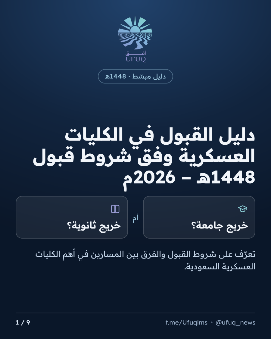 غلاف دليل القبول في الكليات العسكرية